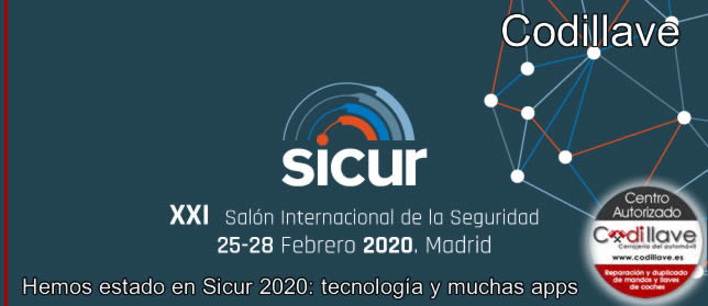 Codillave asistió los días 25, 26, 27, 28 de febrero a la Feria Internacional de la Seguridad Sicur 2020 celebrada en Madrid