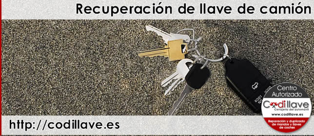 recuperacion de llaves de camion codillave