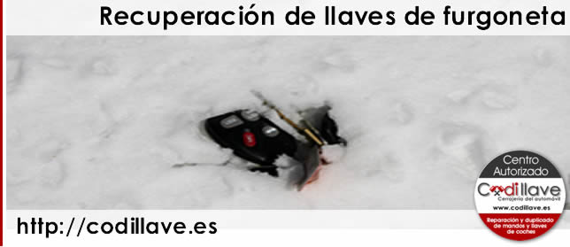 recuperacion de llaves de furgoneta codillave