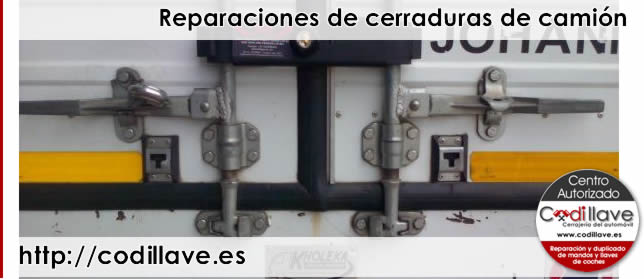 reparaciones de cerraduras de camion codillave